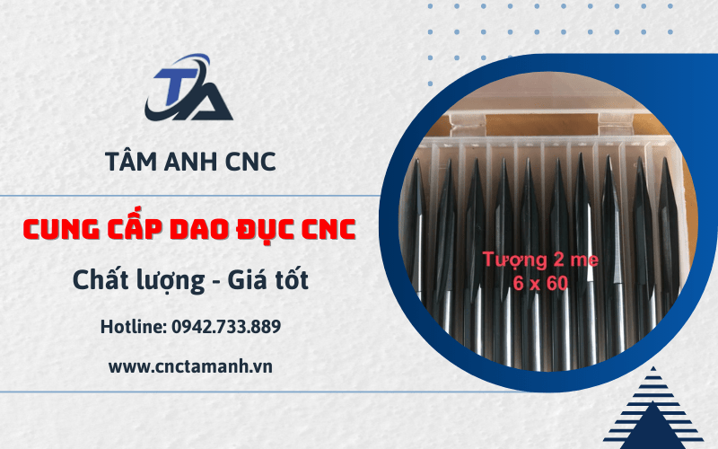 dao đục CNC